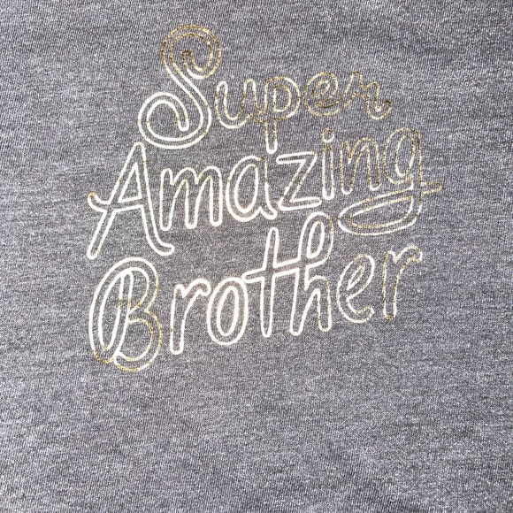 Boys Super Amazing Brother' Graphic T-Shirt - Picture 7 of 11